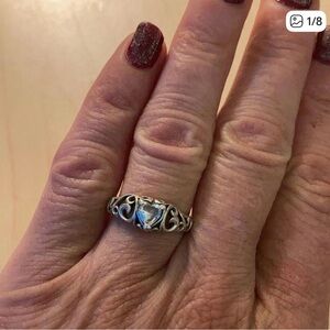 Reserved for Lawandahardin- Intricate Silver Heart Ring
